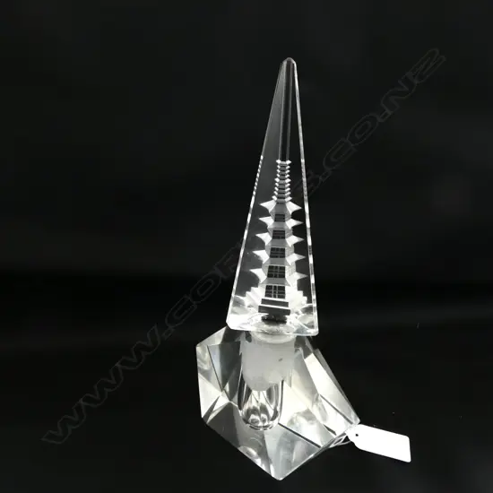 A Glass perfume bottle